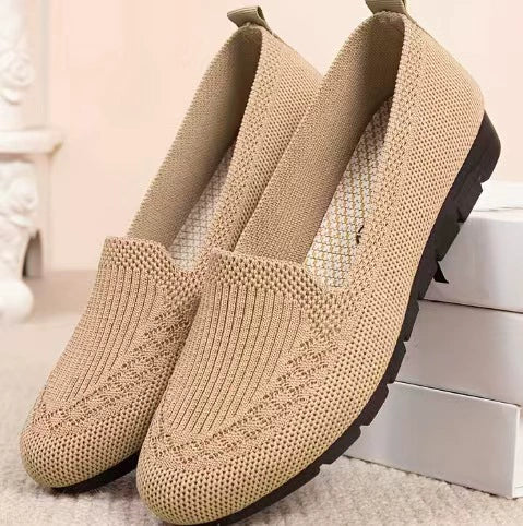 Orthopaedic Women's Lightweight Breathable Footwear for All-Season Comfort Beige