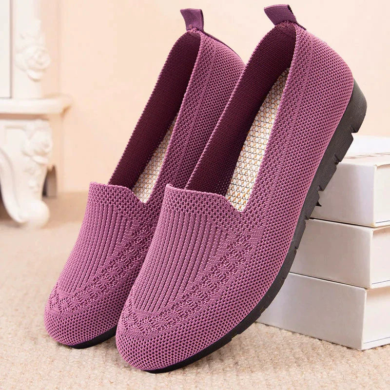Orthopaedic Women's Lightweight Breathable Footwear for All-Season Comfort Purple