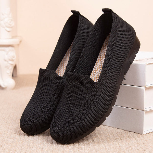 Orthopaedic Women's Lightweight Breathable Footwear for All-Season Comfort Black