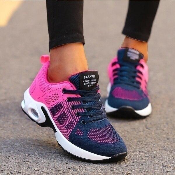 Orthopaedic Women's Lightweight Pain Relief Comfortable Walking Shoes for all Occasions Pink
