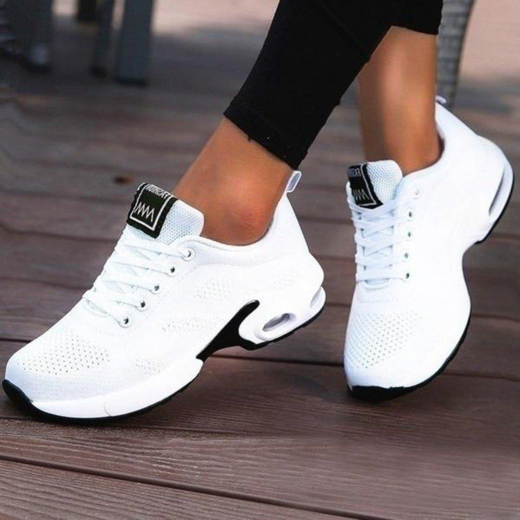 Orthopaedic Women's Lightweight Pain Relief Comfortable Walking Shoes for all Occasions White