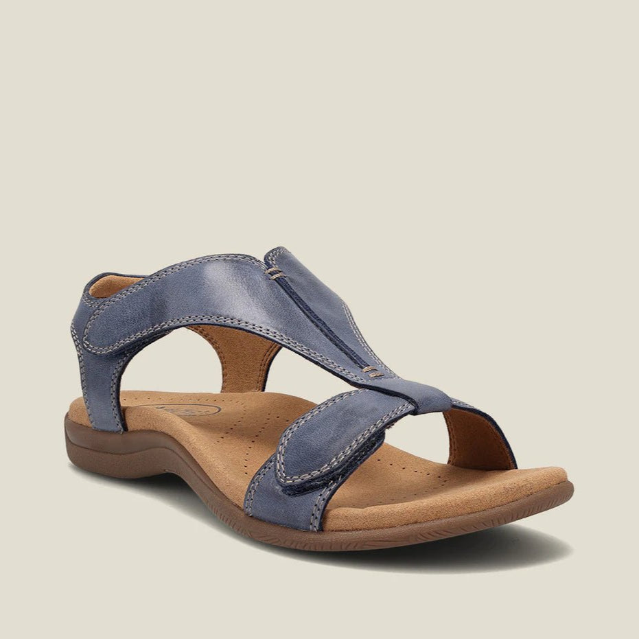 Women's Orthopedic Sandals - Cushioned Footbed, Adjustable Straps, Ergonomic Design Blue