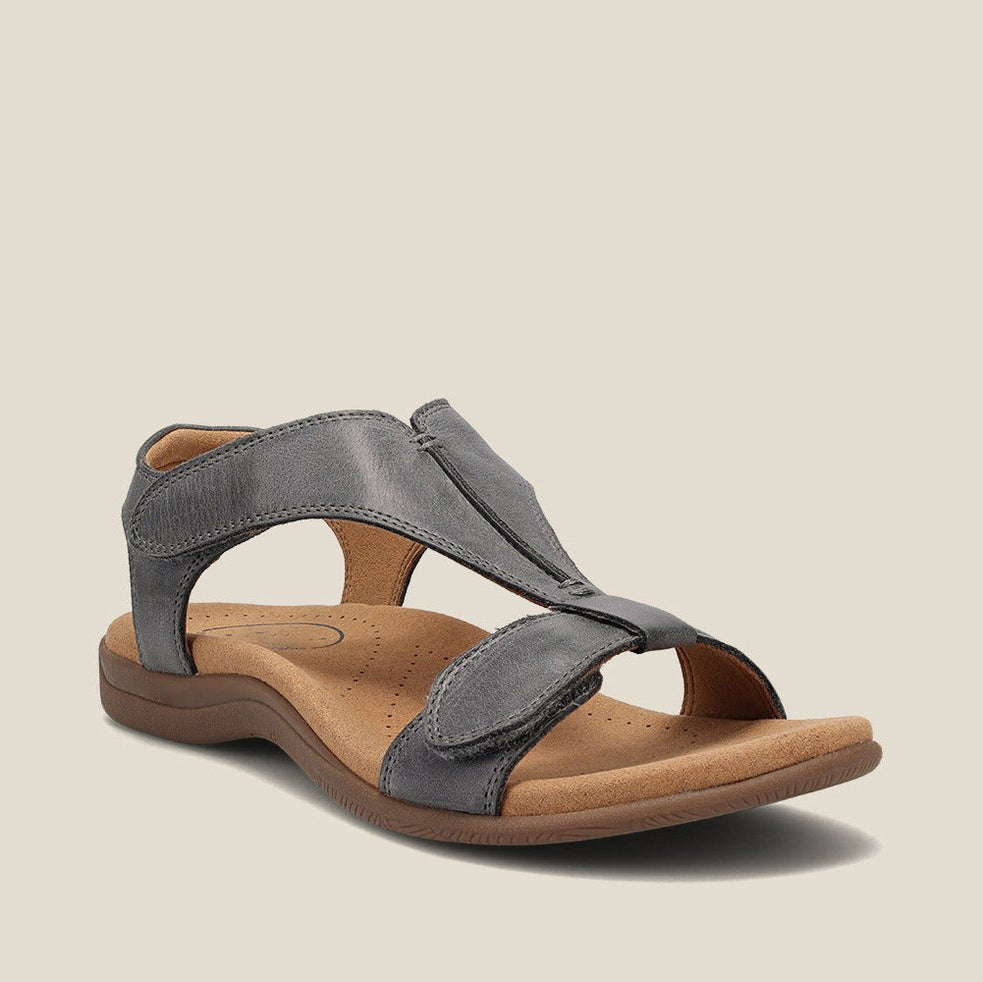 Women's Orthopedic Sandals - Cushioned Footbed, Adjustable Straps, Ergonomic Design Grey