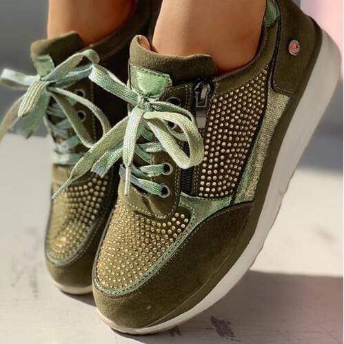 Women's Orthopaedic Bunion Shoes - Comfortable, Supportive, Pain Relief Casual Footwear Green