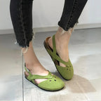 Women's Orthopaedic Cross-Strap Slingback Sandals - Closed Toe, Comfortable & Supportive