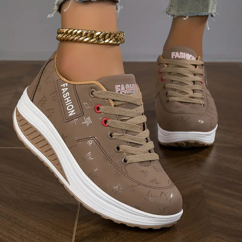 Orthopaedic Women's Pain Relief Flex Shoes - Breathable, Comfortable & Stylish Brown