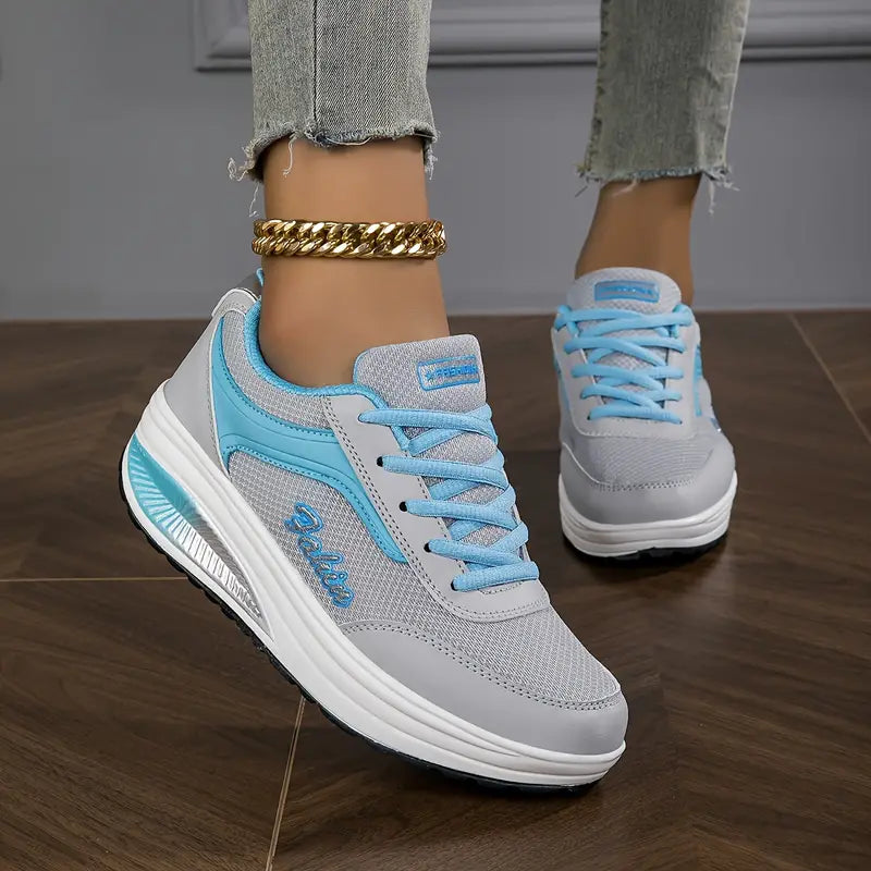 Orthopaedic Women's Pain Relief Flex Shoes - Breathable, Comfortable & Stylish Light Blue