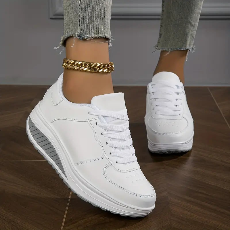 Orthopaedic Women's Pain Relief Flex Shoes - Breathable, Comfortable & Stylish White