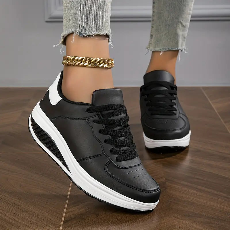 Orthopaedic Women's Pain Relief Flex Shoes - Breathable, Comfortable & Stylish Black