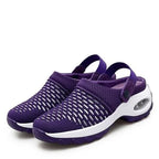 Women's Orthopaedic Shoes with Air Cushion Sole & Breathable Mesh Purple