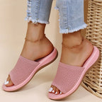 Women's Orthopaedic Slip-On Sandals - Lightweight, Breathable, Supportive Comfort Pink
