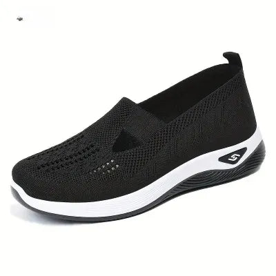 Women's Orthopaedic Slip-On Shoes with Arch Support - Breathable Comfort Footwear