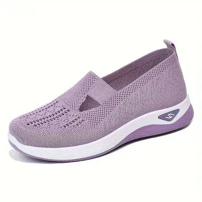 Women's Orthopaedic Slip-On Shoes with Arch Support - Breathable Comfort Footwear