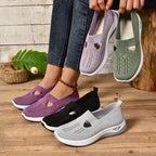 Women's Orthopaedic Slip-On Shoes with Arch Support - Breathable Comfort Footwear