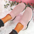 Women's Orthopaedic Pain Relief Slip-On Sneakers - Stylish, Comfortable, All-Day Support