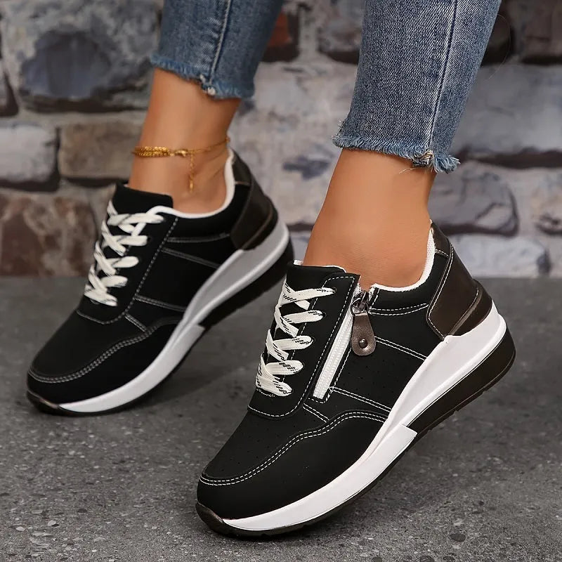 Women's Orthopaedic Sneakers - Elegant, Comfortable, Cushioned Sole for All-Day Support