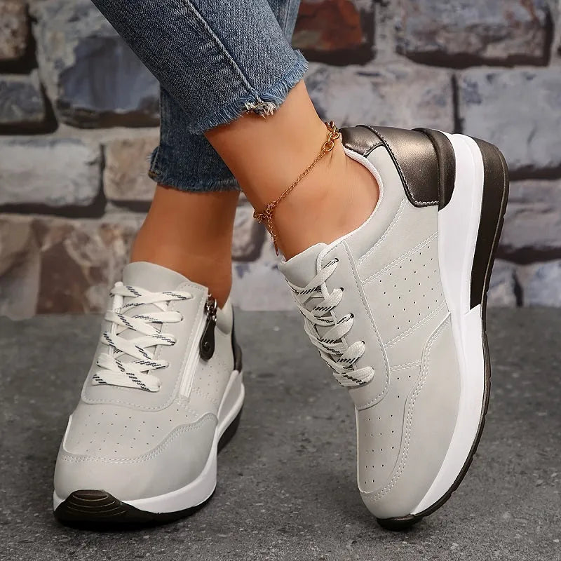 Women's Orthopaedic Sneakers - Elegant, Comfortable, Cushioned Sole for All-Day Support