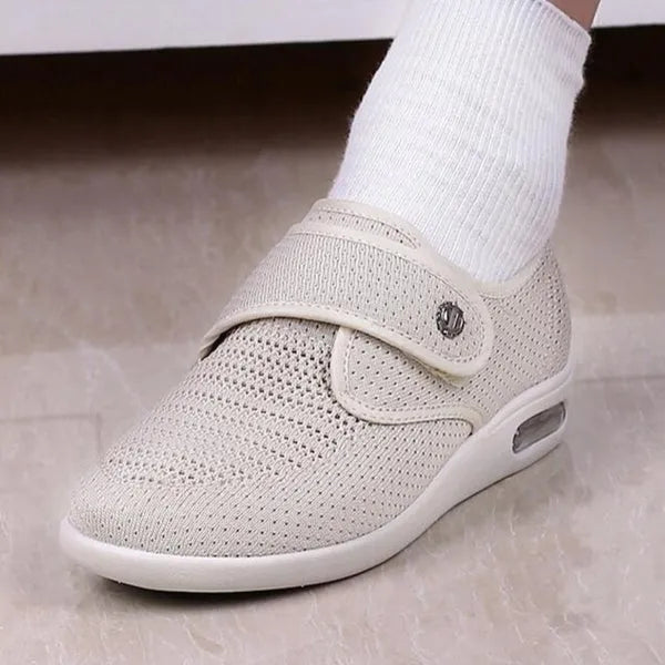 Women's Pain Relief Orthopaedic Sneakers with Adjustable Hook-and-Loop Closure for All-Day Comfort
