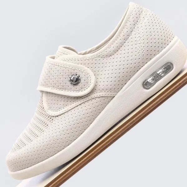 Women's Pain Relief Orthopaedic Sneakers with Adjustable Hook-and-Loop Closure for All-Day Comfort
