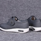 Women's Pain Relief Orthopaedic Sneakers with Adjustable Hook-and-Loop Closure for All-Day Comfort Grey