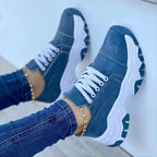 Women's Pain Relief Orthopaedic Sport Sneakers with Chunky Sole - Ergonomic Comfort & Style