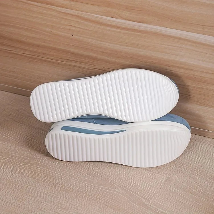 Women's Pain Relief Orthopaedic Sneakers with Zipper Detail